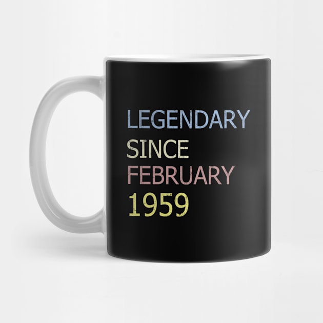 LEGENDARY SINCE FEBRUARY 1959 by BK55